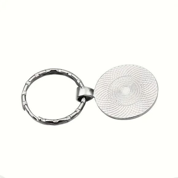 Floral Pattern Inspirational Keychain - Picture 4 of 4